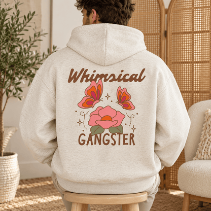 Whimsical Gangster - Men's Oversize Fleeced Hoodie