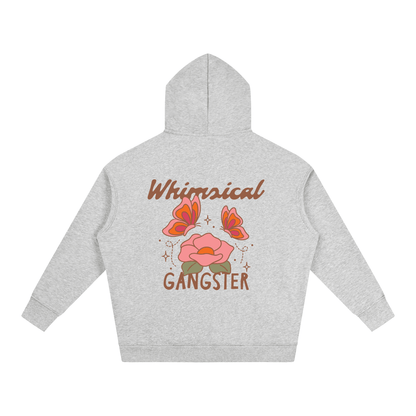 Whimsical Gangster Oversize Fleeced Hoodie