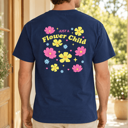 Just A Flower Child - Unisex Heavyweight T-Shirt