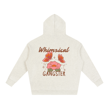 Whimsical Gangster Oversize Fleeced Hoodie