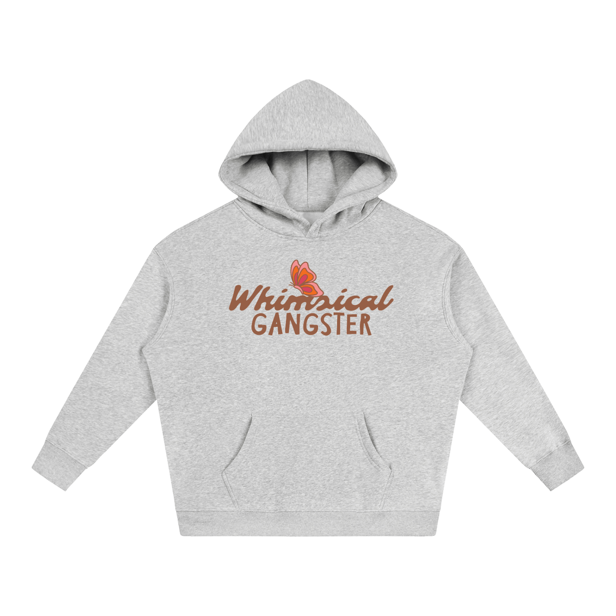 Whimsical Gangster - Men's Oversize Fleeced Hoodie