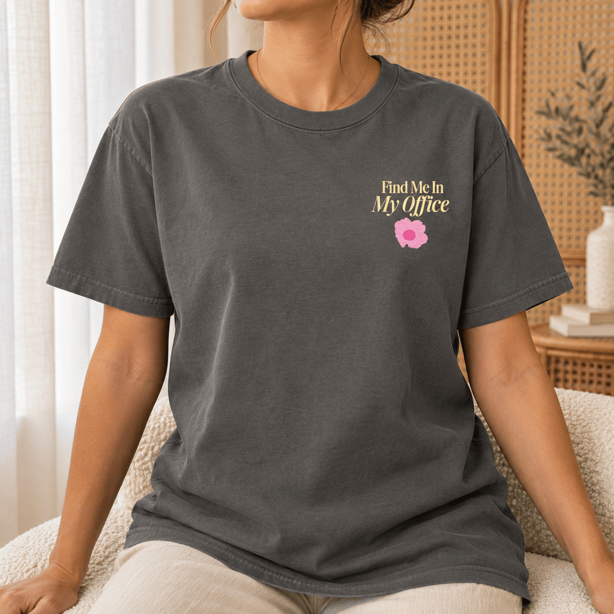 Find Me in My Office - Unisex Heavyweight T-Shirt
