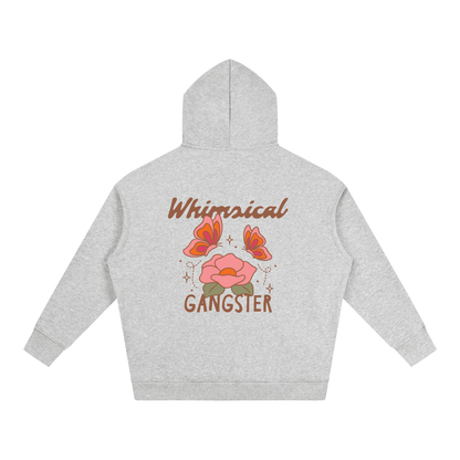 Whimsical Gangster Oversize Fleeced Hoodie