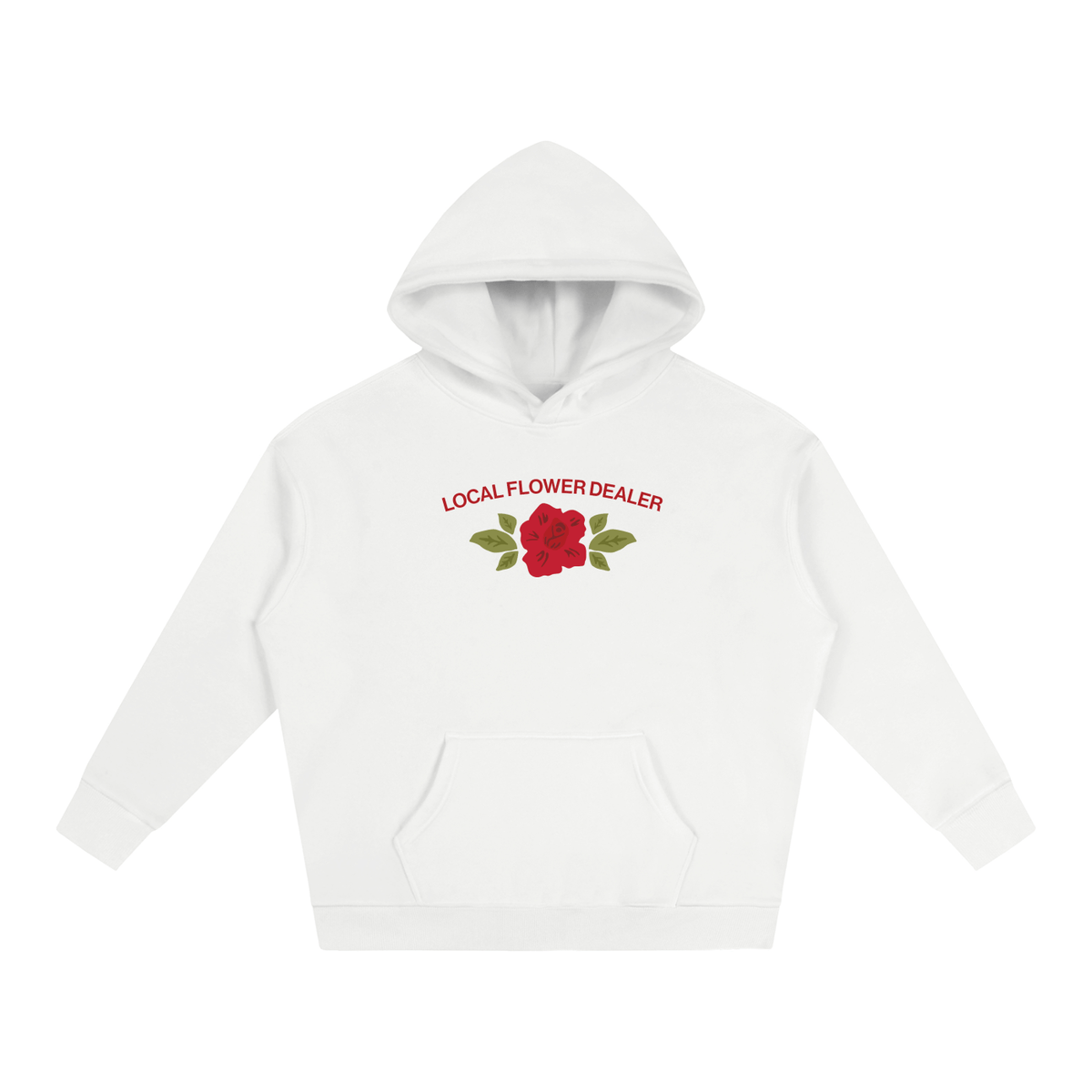 Local Flower Dealer Oversize Fleeced Hoodie