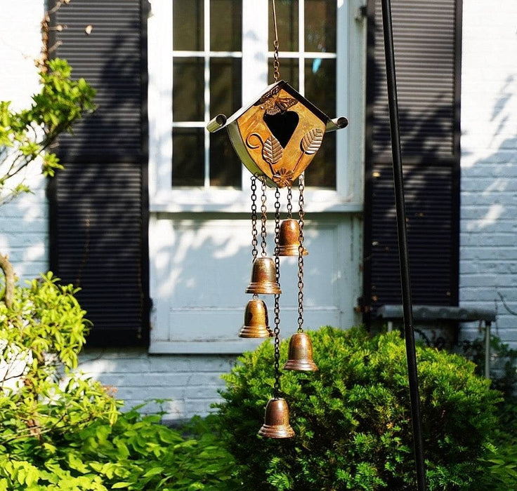 Happy Gardens - Birdhouse Wind Chime