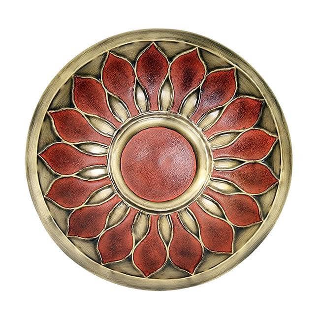 Red African Daisy Bird Bath - Happy Gardens
