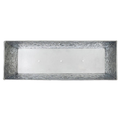 Embossed Galvanized Planter Box - Happy Gardens