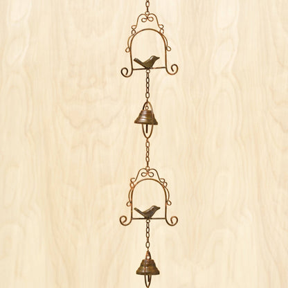 Birds on Swings Hanging Ornament - Happy Gardens