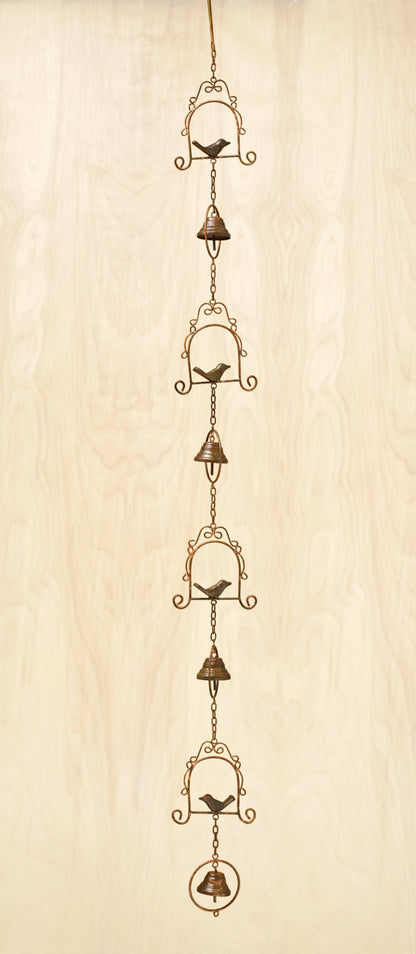 Birds on Swings Hanging Ornament - Happy Gardens