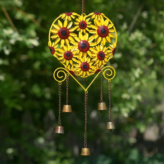 Yellow Daisy Wind Chime - Happy Gardens