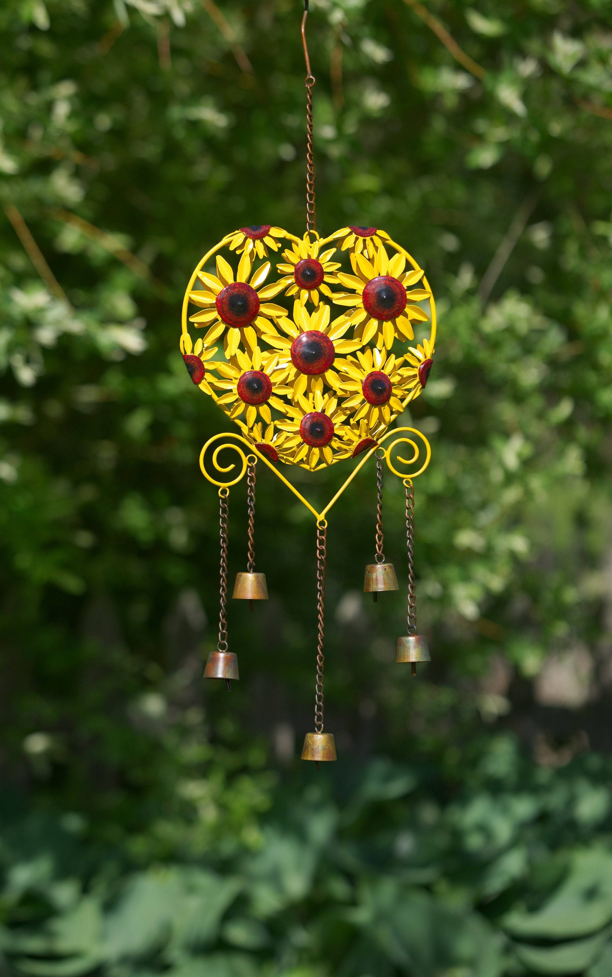 Yellow Daisy Wind Chime - Happy Gardens