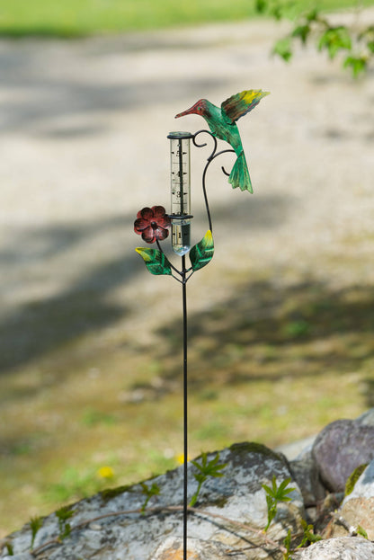Happy Gardens - Hummingbird Multicolor Rain Gauge