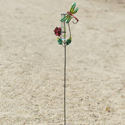 Happy Gardens - Dragonfly Multicolor Rain Gauge