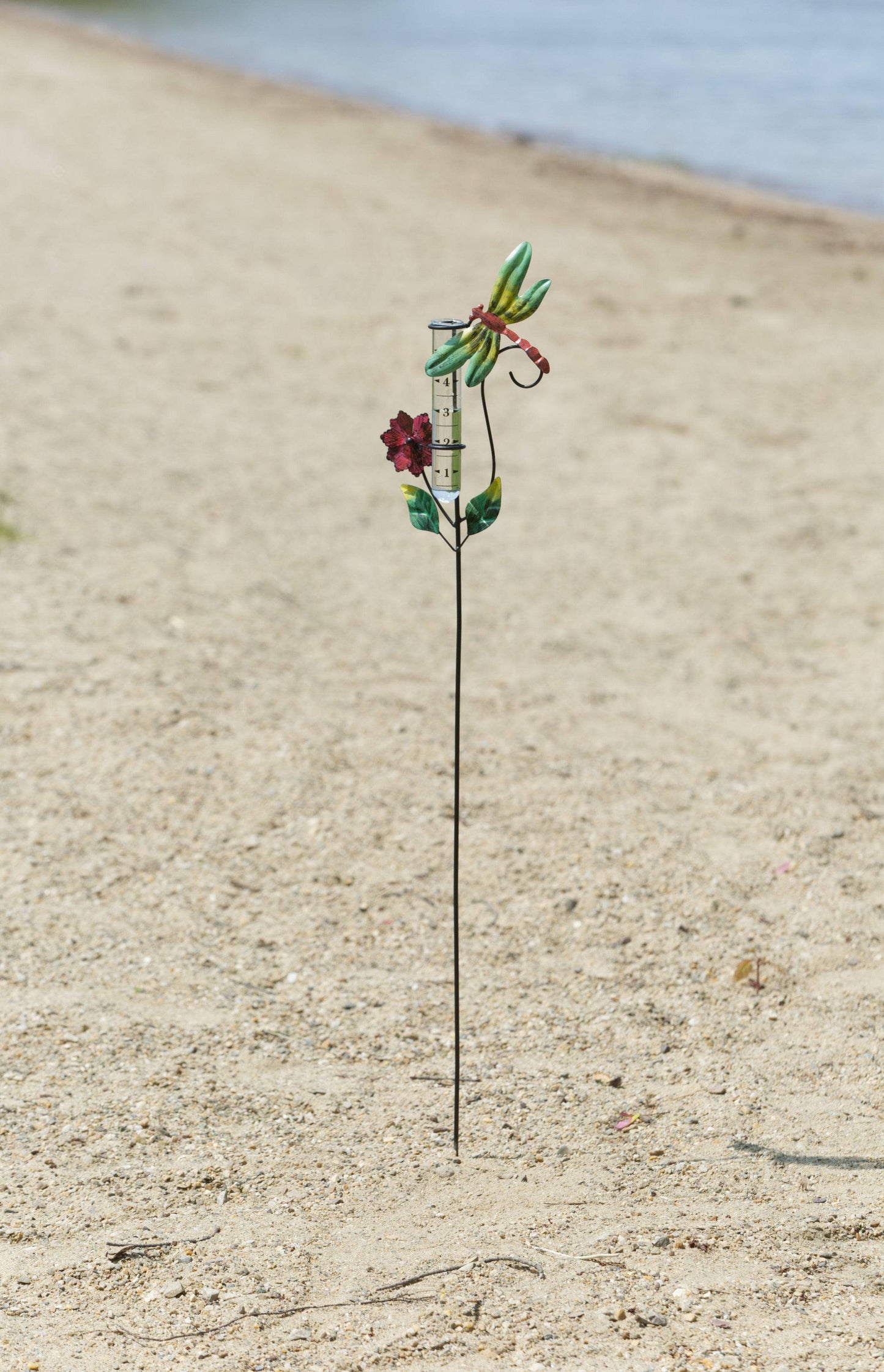 Happy Gardens - Dragonfly Multicolor Rain Gauge