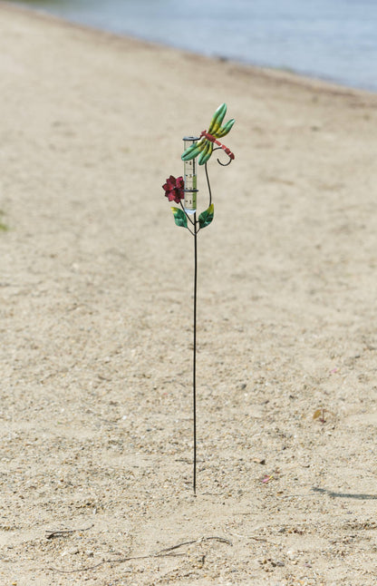 Happy Gardens - Dragonfly Multicolor Rain Gauge