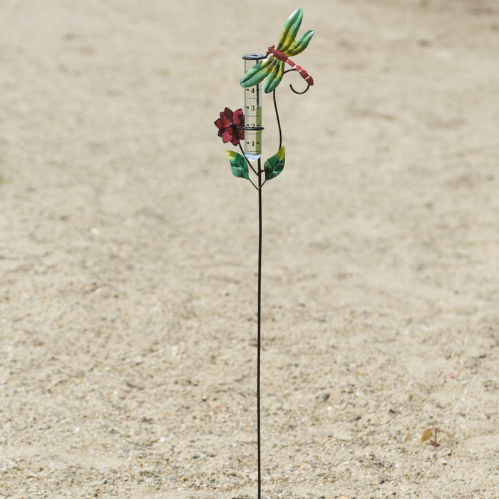 Happy Gardens - Dragonfly Multicolor Rain Gauge