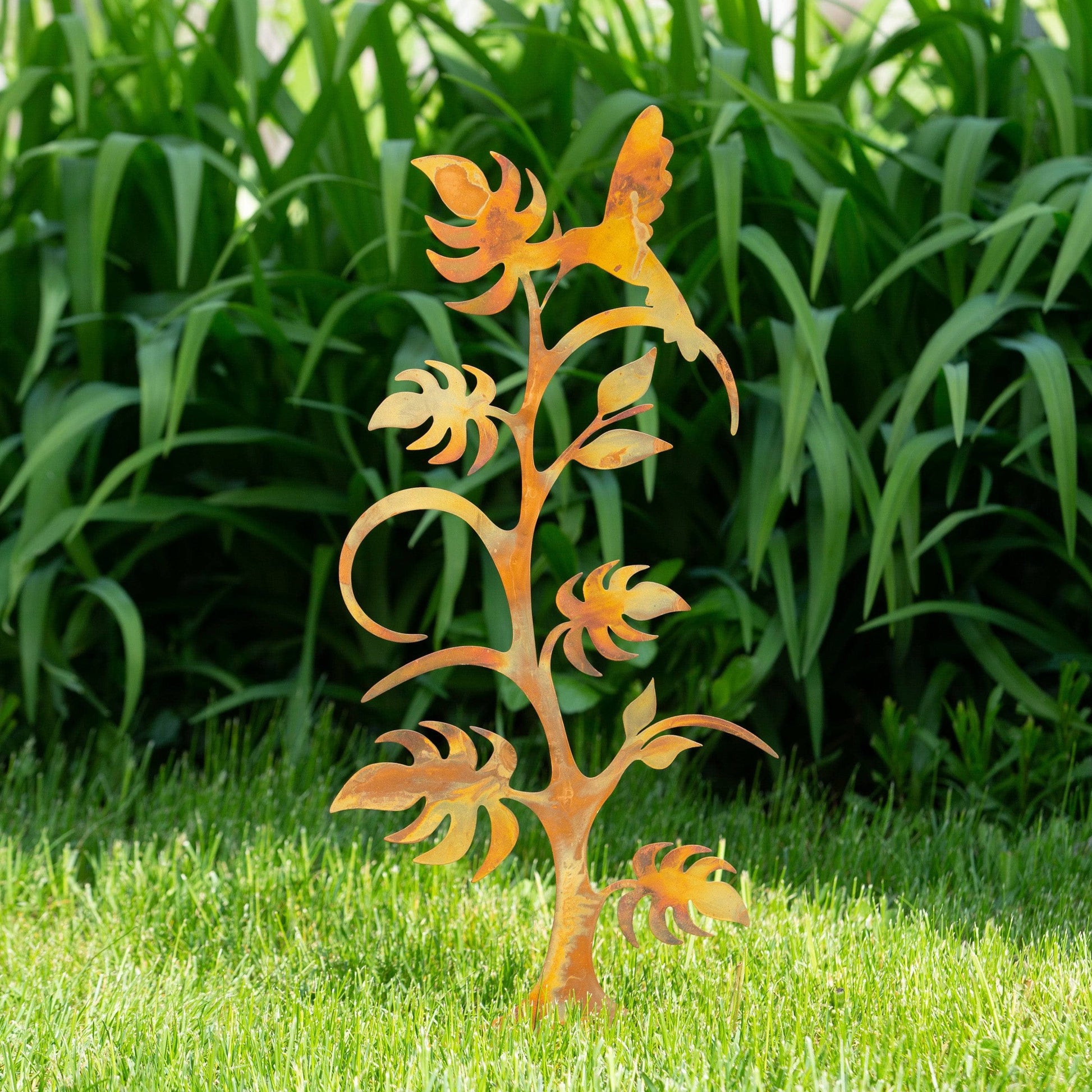 Happy Gardens - Hummingbird on Plant Garden Stake