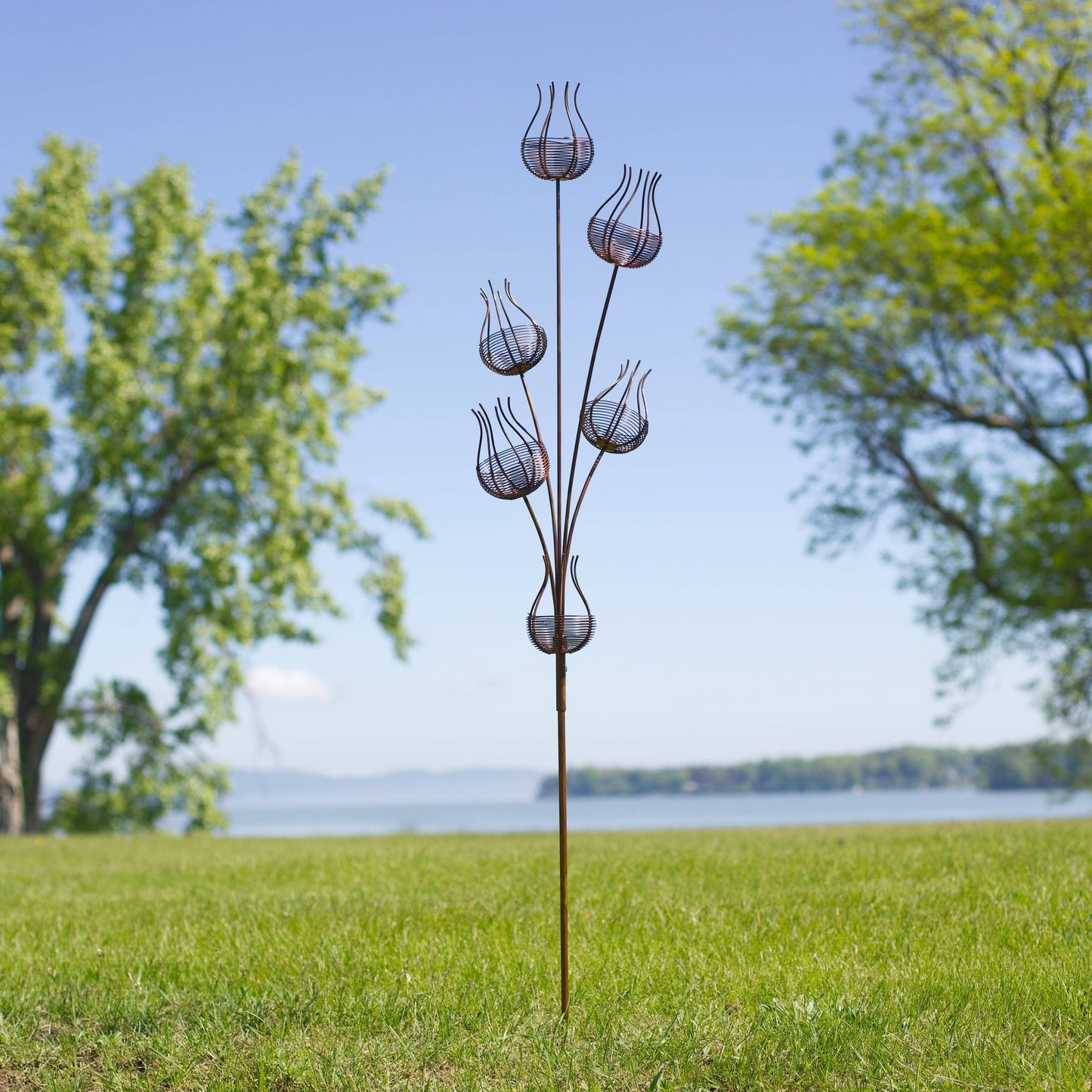 Wire Nest Garden Stake - Happy Gardens