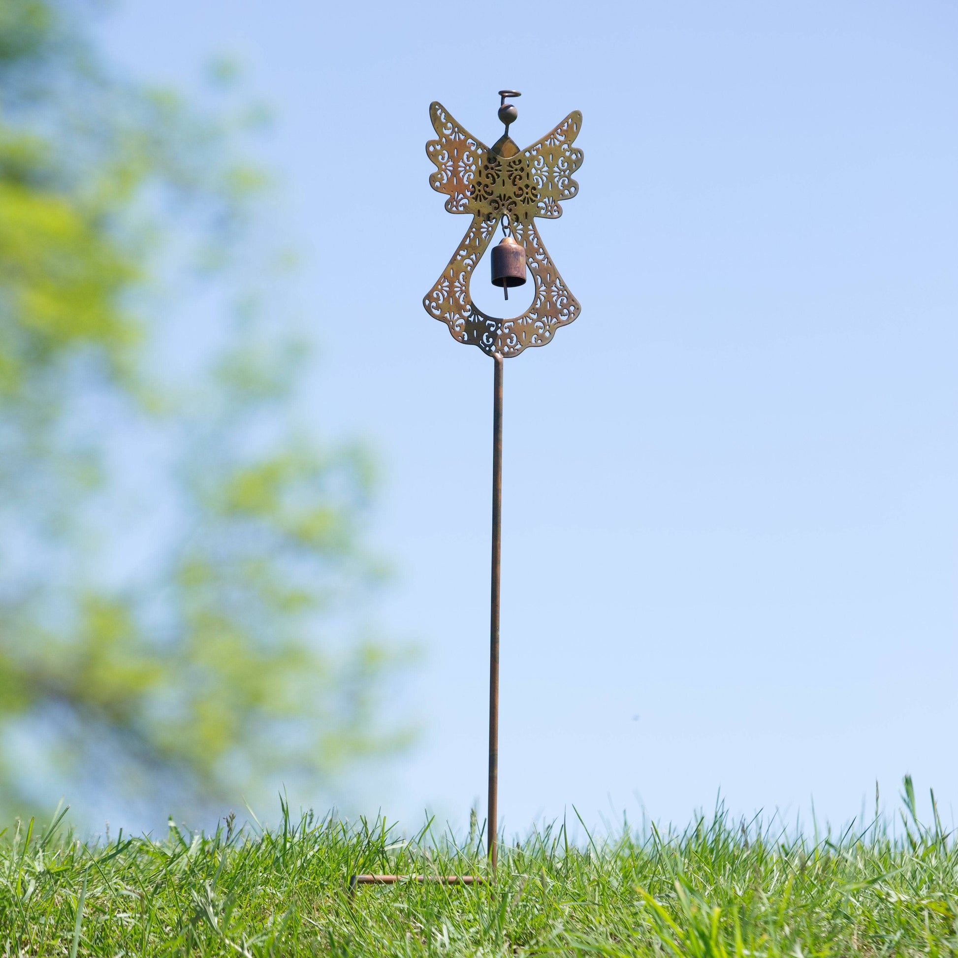 Angel Flamed Garden Stake - Happy Gardens