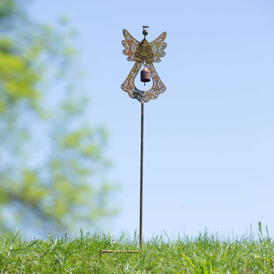 Angel Flamed Garden Stake - Happy Gardens