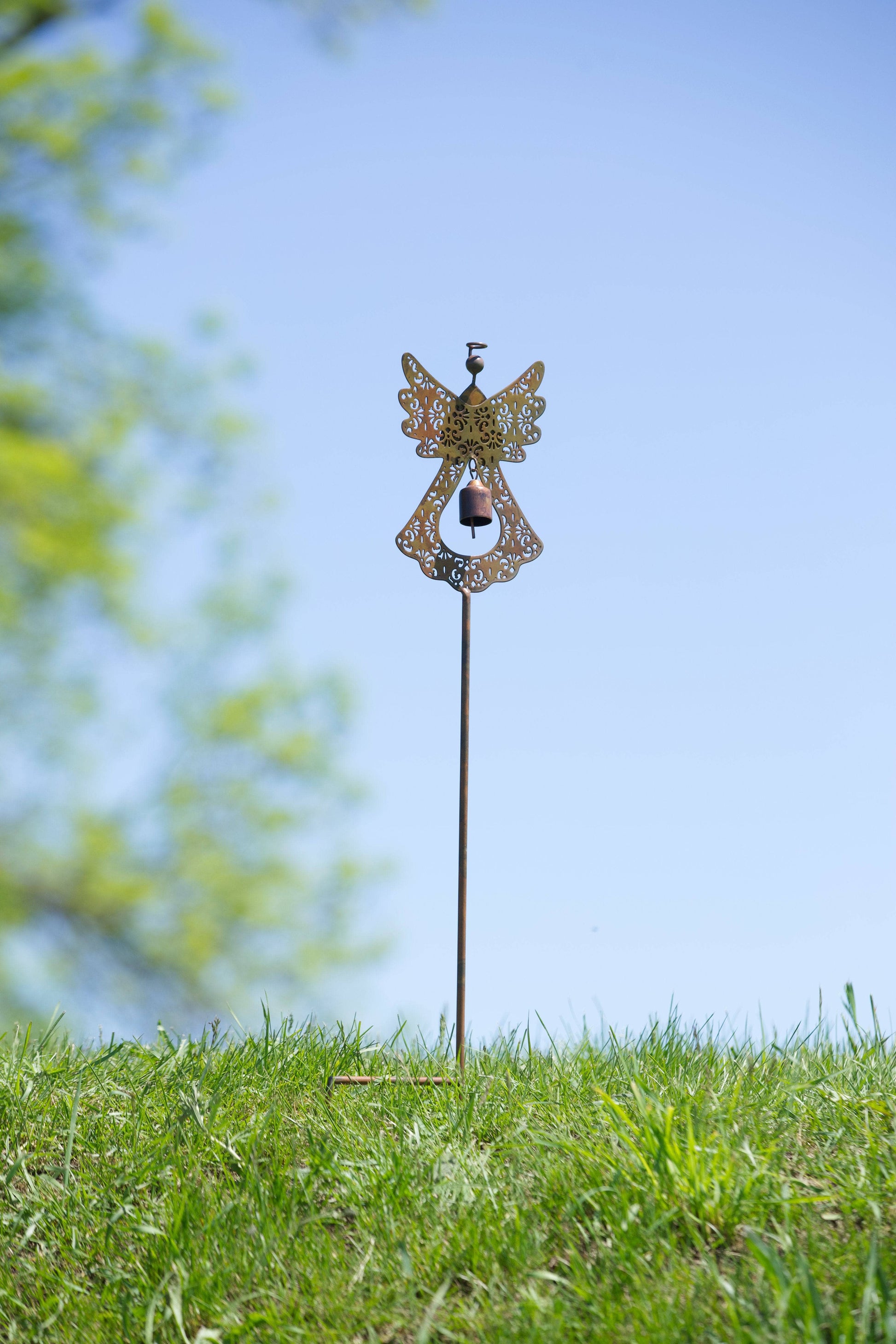 Angel Flamed Garden Stake - Happy Gardens