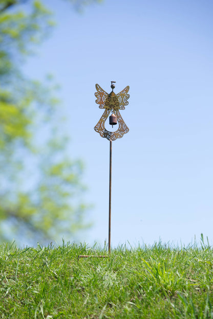 Angel Flamed Garden Stake - Happy Gardens