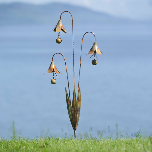 Triple Bluebells Garden Stake - Happy Gardens