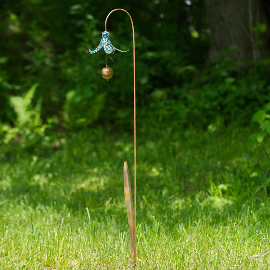 Multicolor Floral Bluebell Garden Stake - Happy Gardens