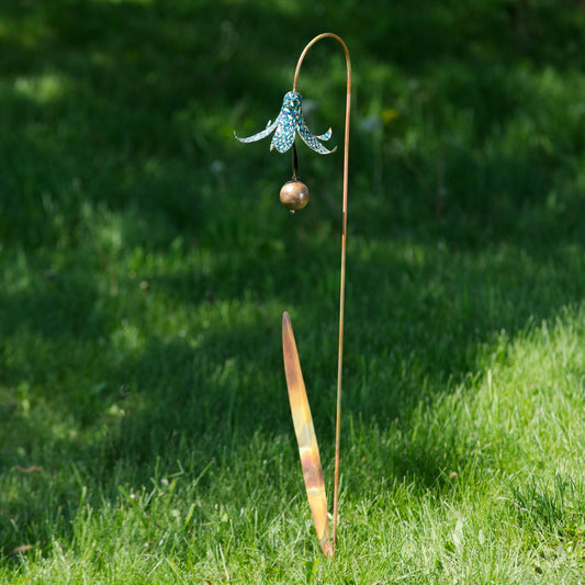 Multicolor Floral Bluebell Garden Stake - Happy Gardens