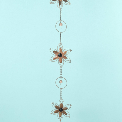 Open Petal Flower Hanging Ornament-Ornaments-Happy Gardens