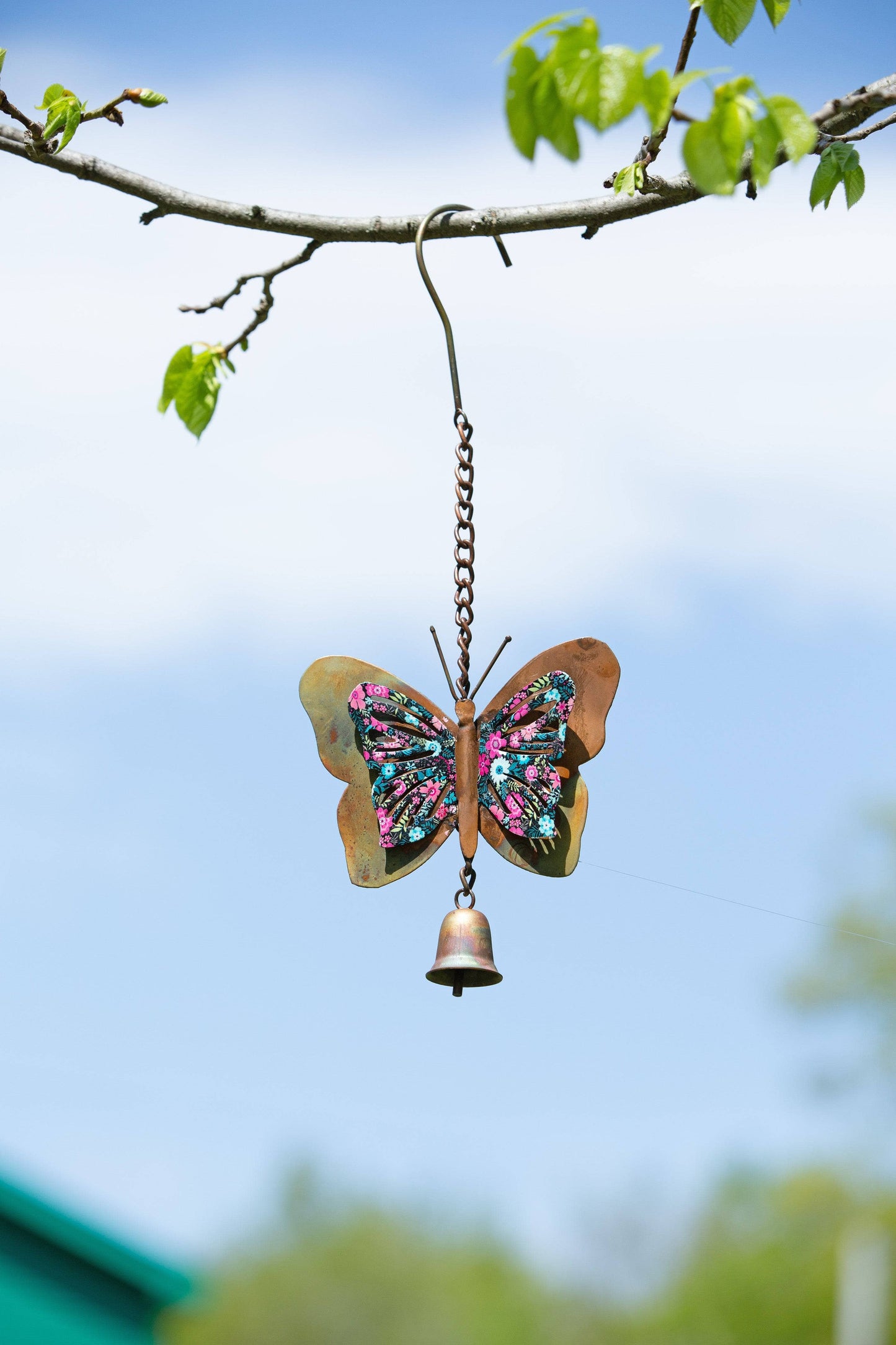 Happy Gardens - Floral Butterfly Hanging Ornament
