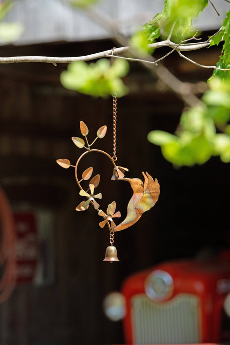 Happy Gardens - Hummingbird Heart Hanging Ornament
