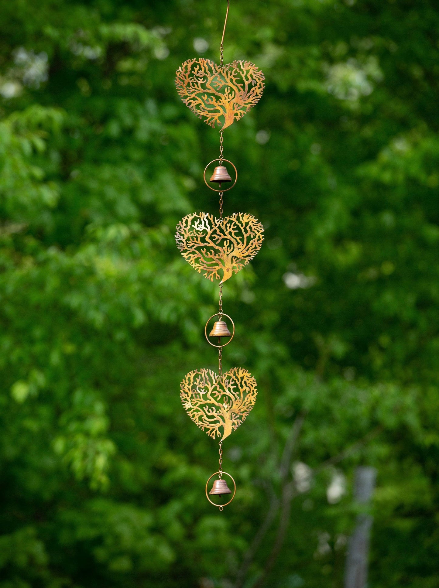 Happy Gardens -  Triple Openwork Hearts Hanging Ornament