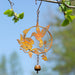 Happy Gardens -  Hummingbird and Lily Hanging Ornament with Bell
