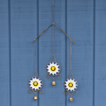 Daisy Hanging Wind Chime - Happy Gardens