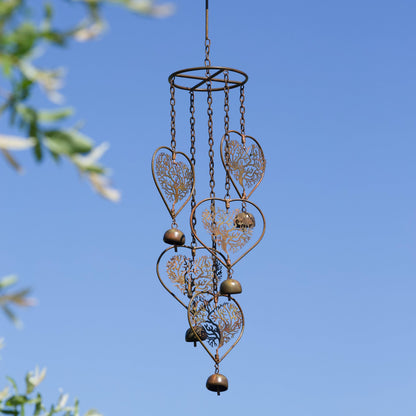 Heart Tree of Life Hanging Wind Chime - Happy Gardens