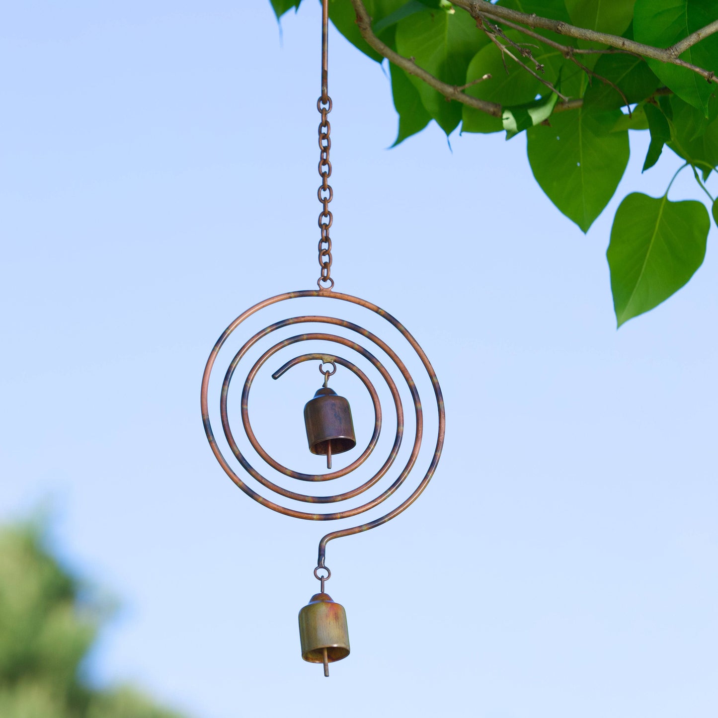 Circle Spiral Ornament - Happy Gardens