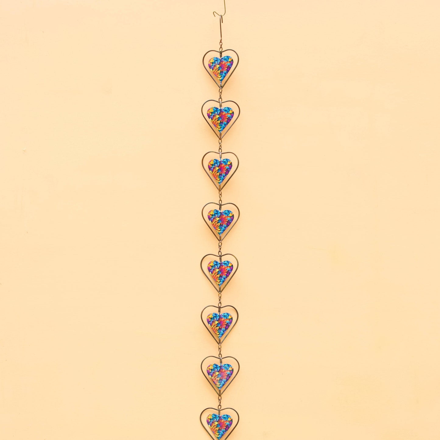 Floral Heart Hanging Ornament - Happy Gardens