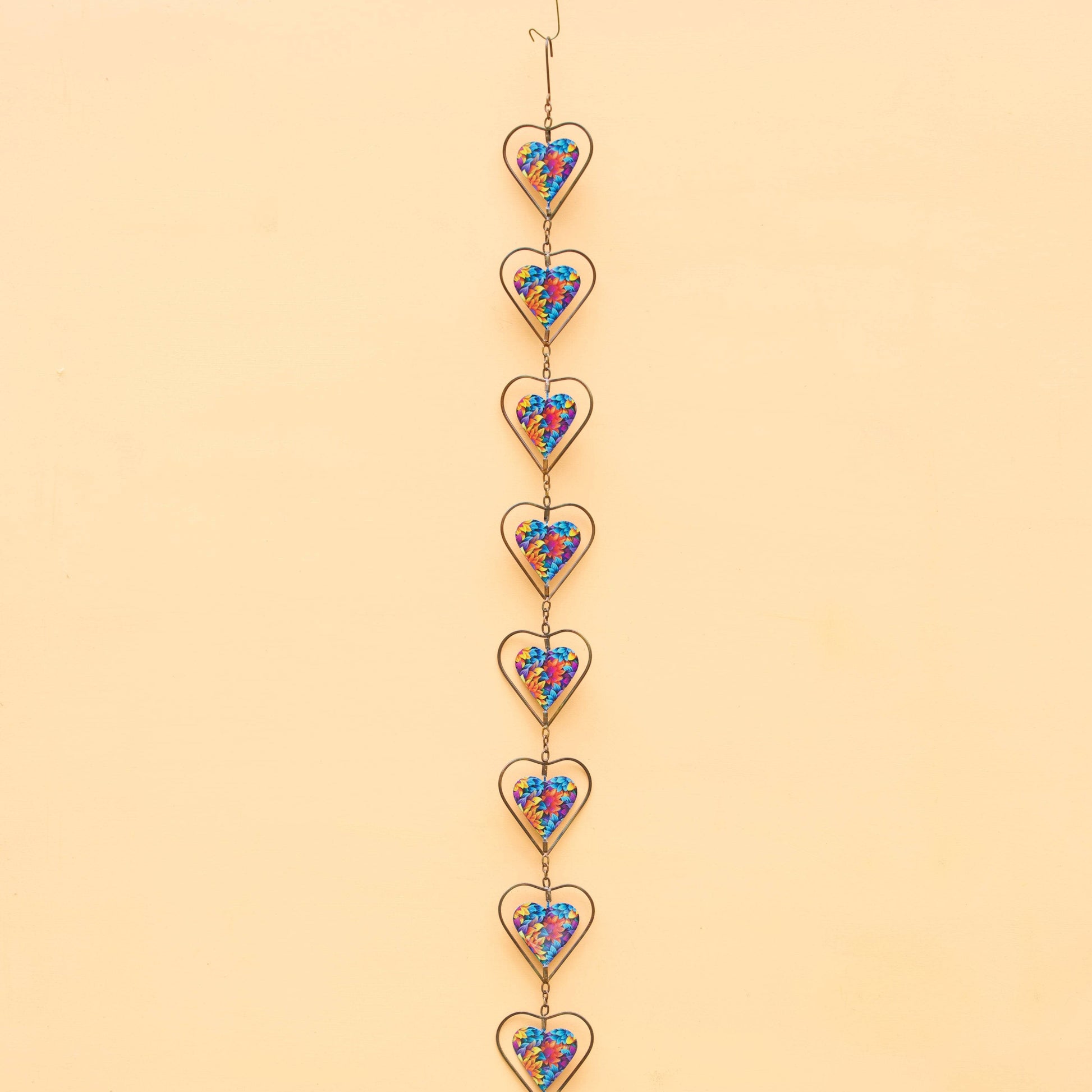 Floral Heart Hanging Ornament - Happy Gardens