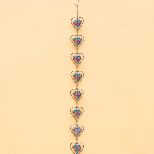 Floral Heart Hanging Ornament - Happy Gardens