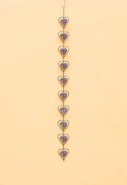Floral Heart Hanging Ornament - Happy Gardens