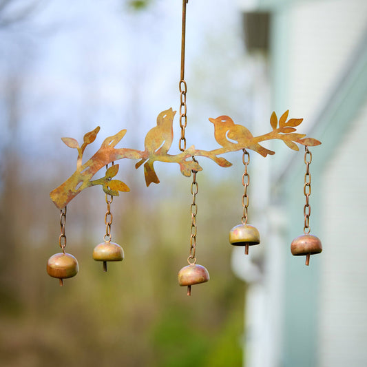 Happy Gardens - Birds w/Bells Wind Chime
