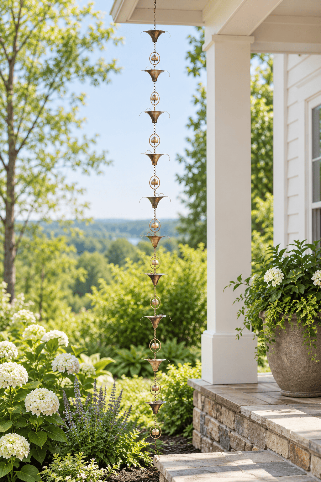 Calla Lily Rain Chain