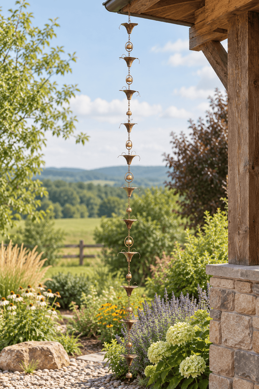 Calla Lily Rain Chain