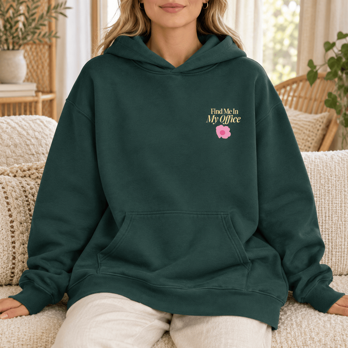 Find Me In My Office - Oversized Hoodie