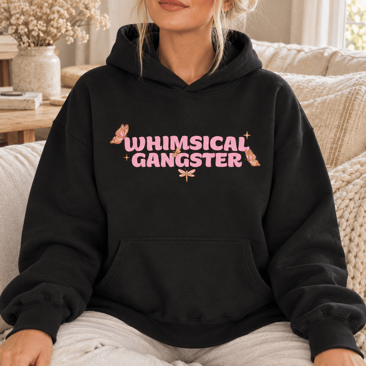 Whimsical Gangster - Oversized Hoodie
