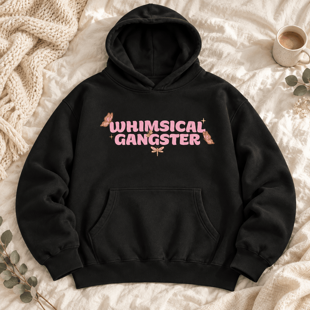 Whimsical Gangster - Oversized Hoodie