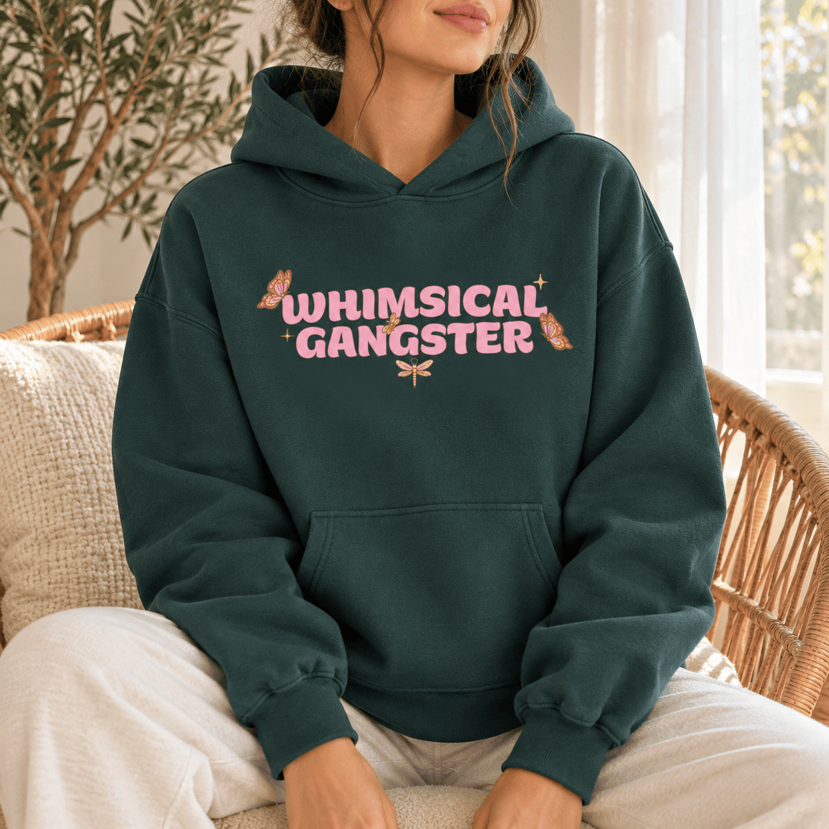 Whimsical Gangster - Oversized Hoodie