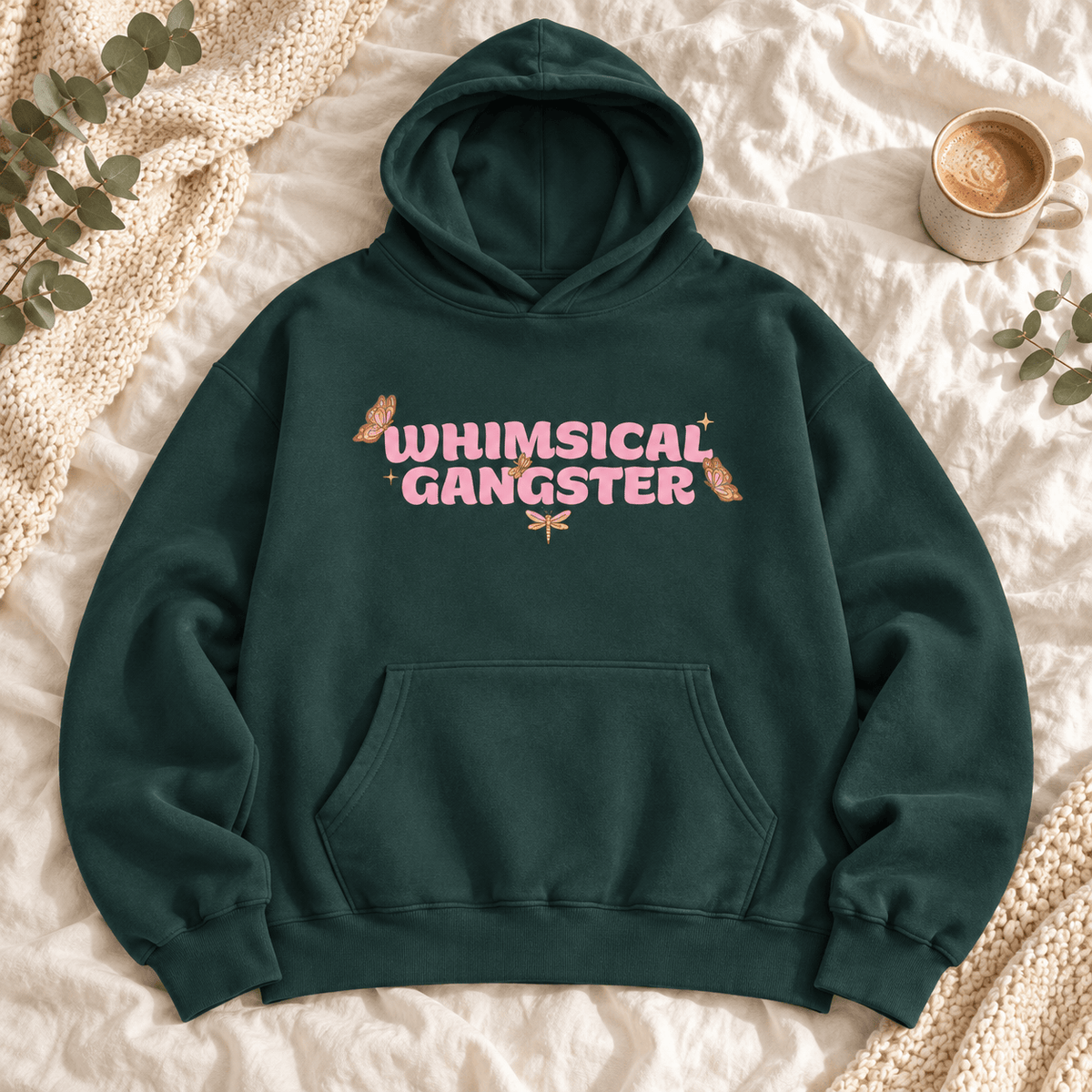 Whimsical Gangster - Oversized Hoodie
