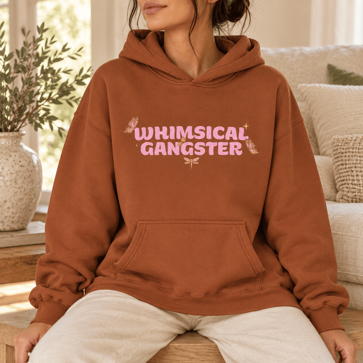 Whimsical Gangster - Oversized Hoodie